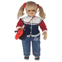 Evelyn Leman Schildkröt Künstlerpuppe Puppe Vinyl H 73 cm