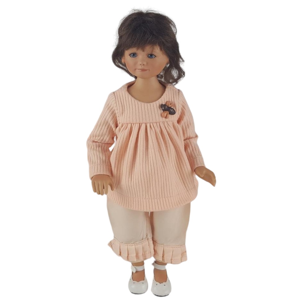 Gabriele Müller Porzellan Sammelpuppe Netty H 30 cm mit Echtheitsbeglaubigung