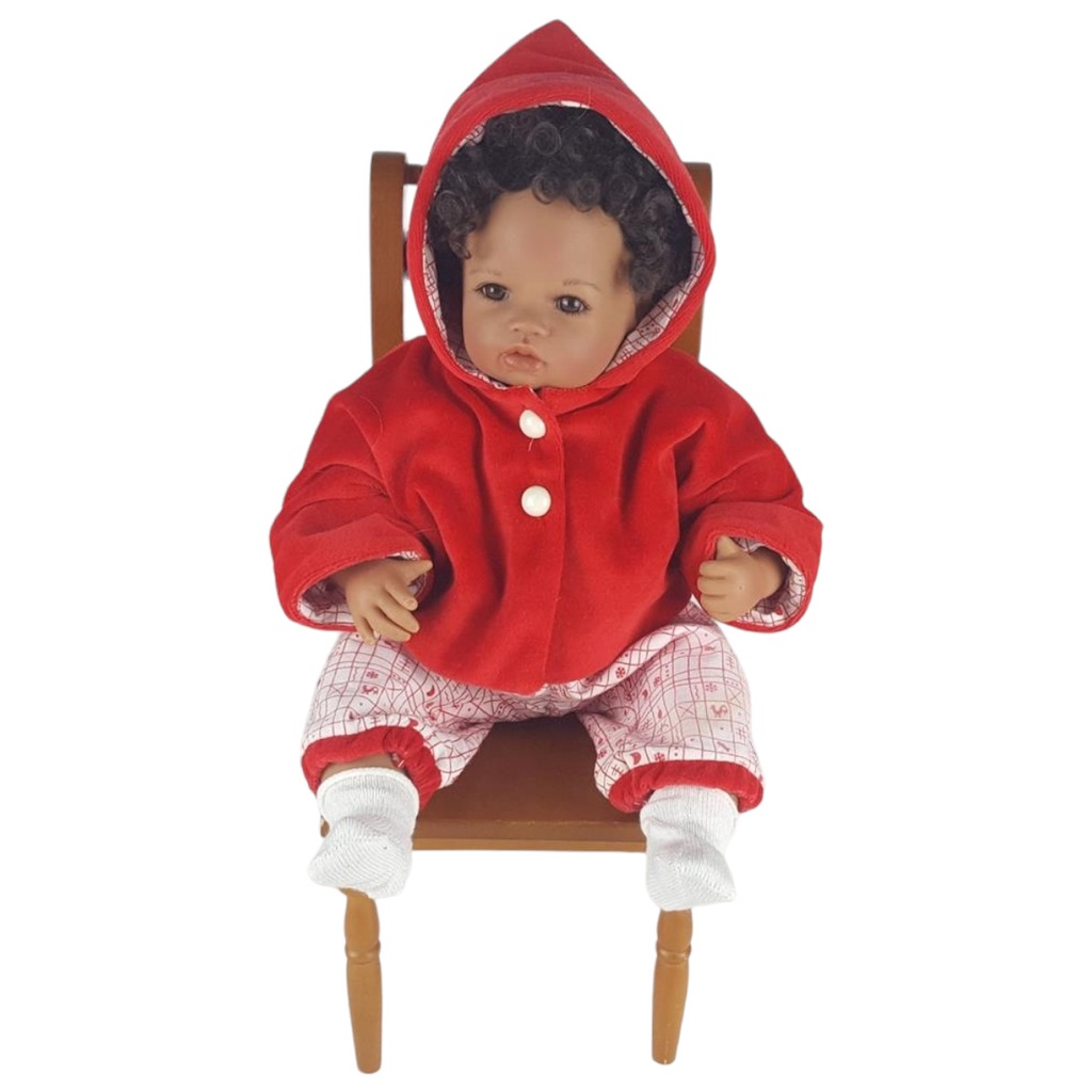 Monika Levenig Sammelpuppe Sally Silikonvinyl 40 cm mit Echtheits-Zertifikat