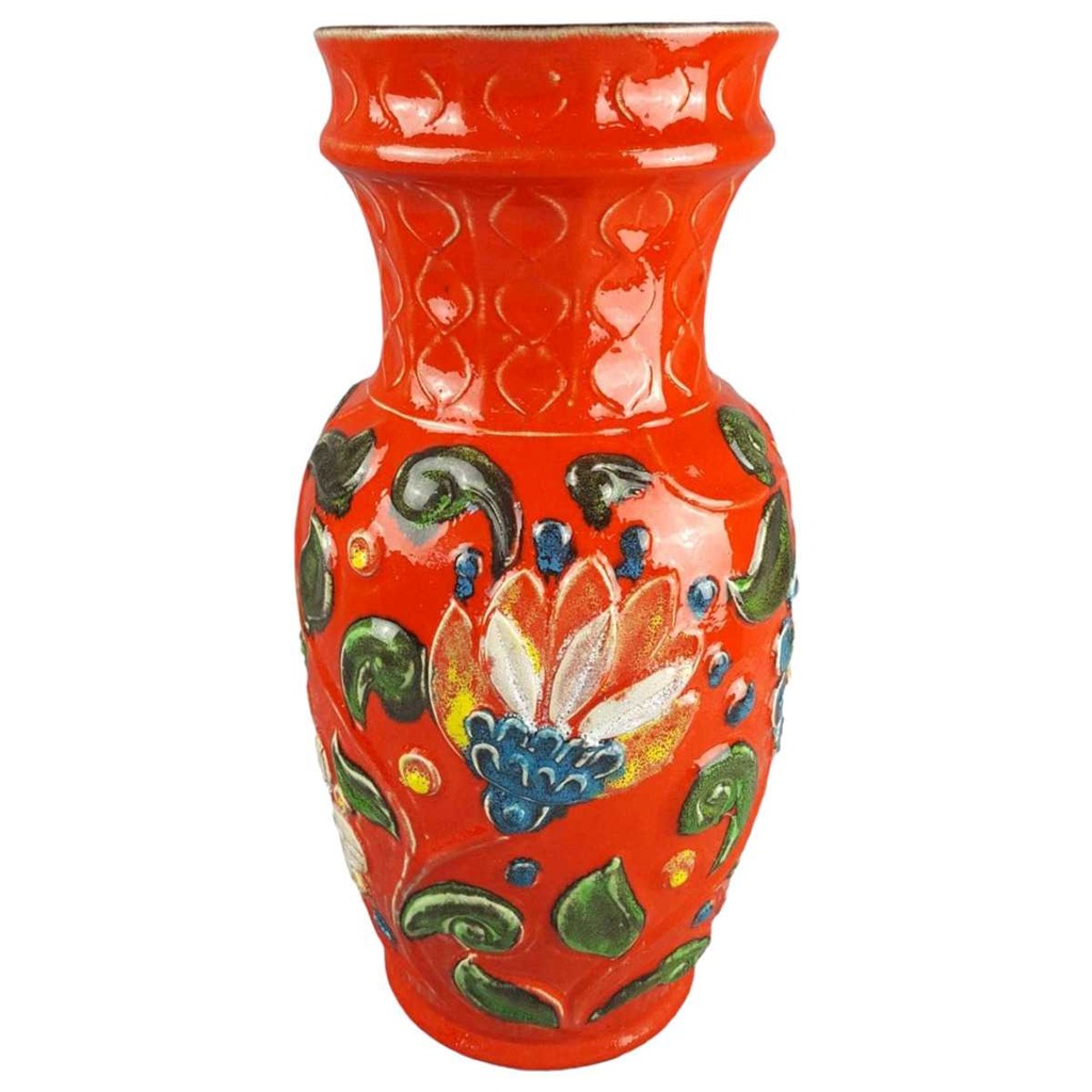 [458138895] Bodenvase 41,5 cm Bay Keramik Einzelteile W.Germany gebraucht - gut