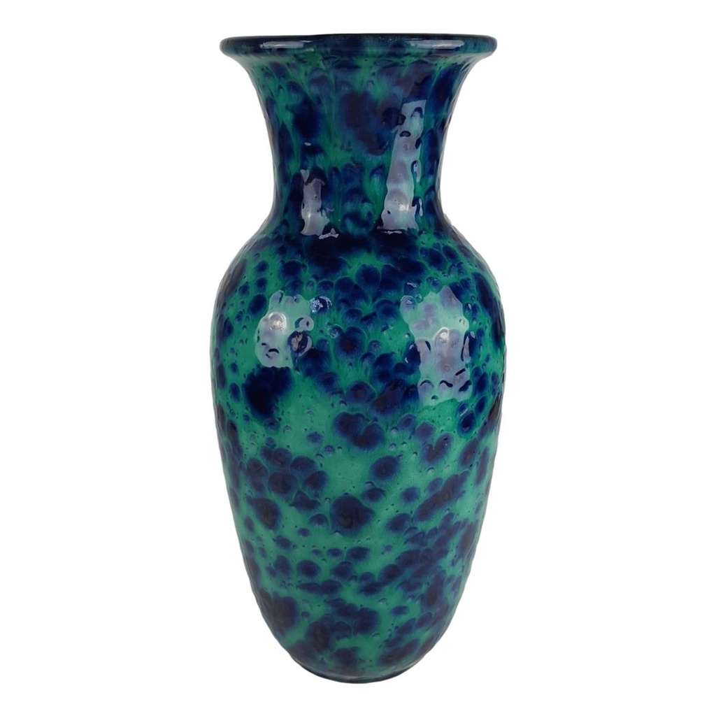 [458138900] Scheurich Keramik W. Germany 239 41 türkis kobaltblau Vase H cm Vintage Retro