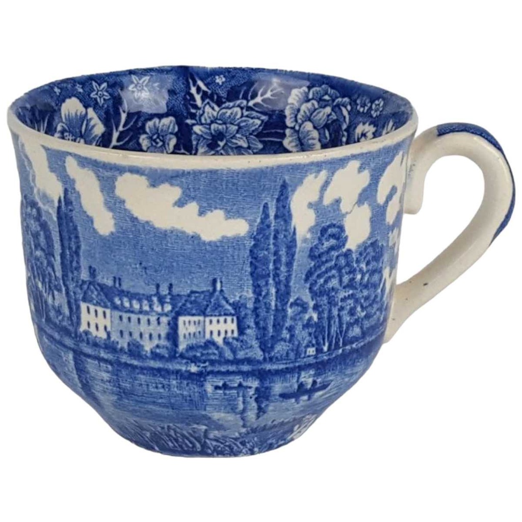 [458138941] Kaffeetasse Palissy Thames River Scenes Blau England gebraucht - akzeptabel