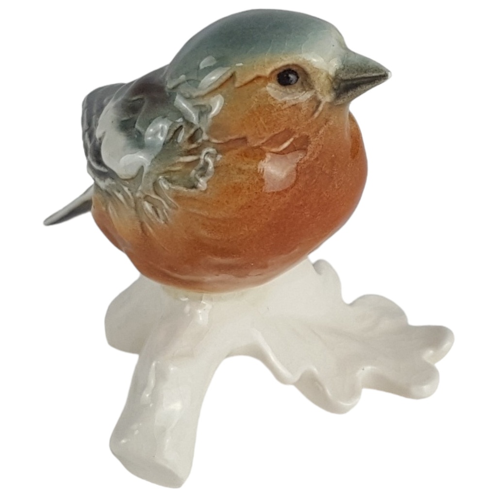 [458139052] Goebel Porzellan Figur Vogel Buchfink H 5,7 cm