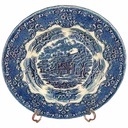 Kuchenteller Dessertteller 20,5 cm Grindley English Country Inns Blau gebraucht - gut