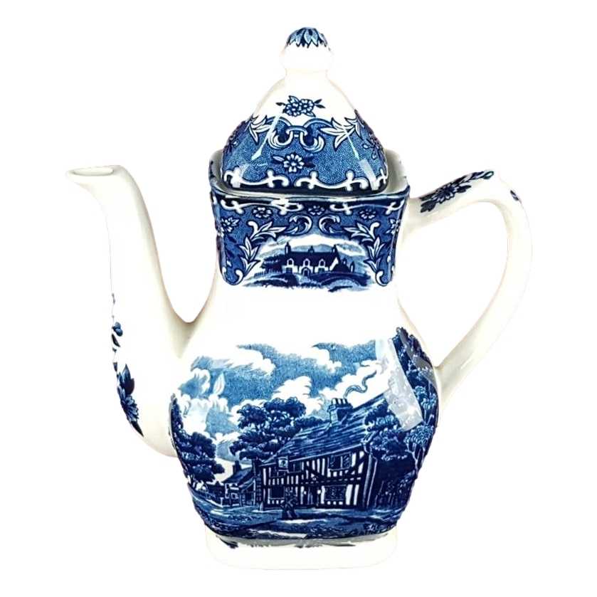 [458139082] Kaffeekanne 0,4 L Grindley English Country Inns Blau gebraucht - gut