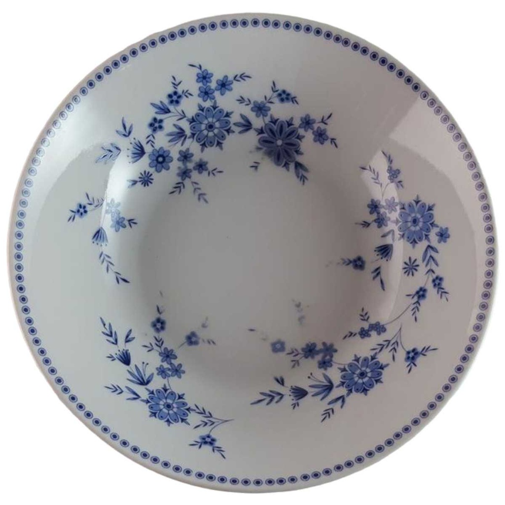 Schüssel 22,8 cm Seltmann Weiden Doris Bayerisch Blau gebraucht - akzeptabel
