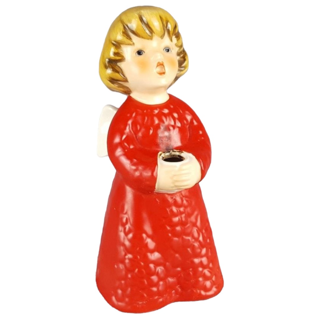 [458139129] Goebel Porzellan 4204916 Figur Kerzenhalter singender Engel H 16,7 cm