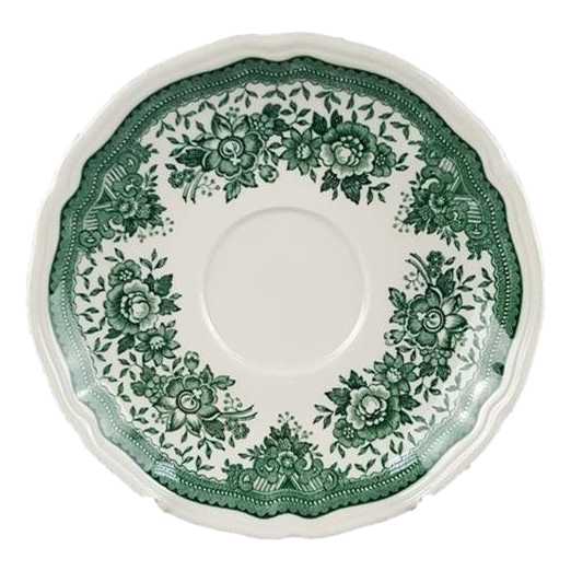 Untertasse für Tee/Kaffee 13,8 cm Villeroy & Boch Fasan Grün gebraucht - akzeptabel