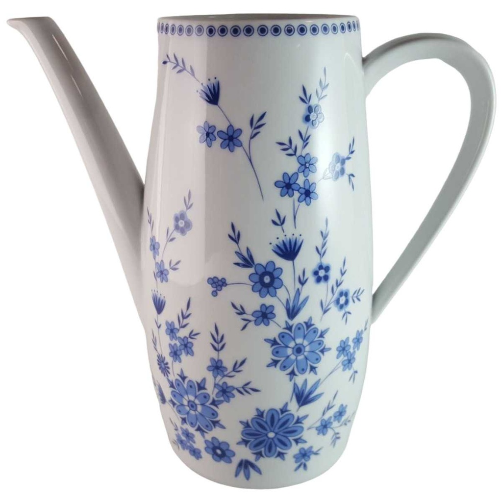 Kaffeekanne ohne Deckel 1,4 L Seltmann Weiden Doris Bayerisch Blau gebraucht - sehr gut