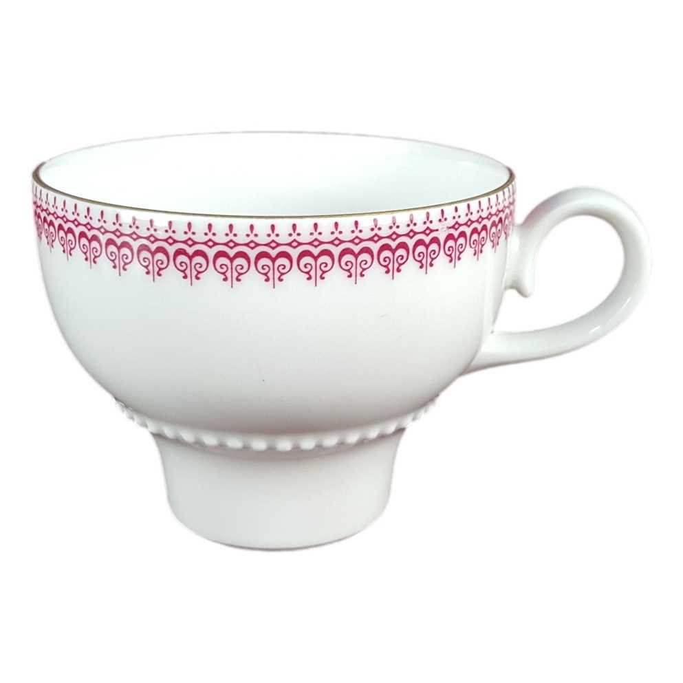 [458139203] Kaffeetasse Goldrand Eschenbach Venedig Perlrand Rot gebraucht - gut