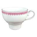 Kaffeetasse Goldrand Eschenbach Venedig Perlrand Rot gebraucht - gut