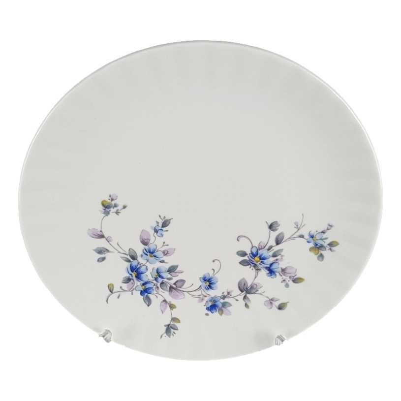 Kuchenteller Dessertteller 19,2 cm Retsch Wunsiedel Blau Blumendekor Blumen gebraucht - gut
