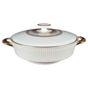 Eschenbach weiß Goldrand Ragoutterrine 1,1 L