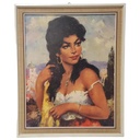 Torino Carmen Bild Gemälde Kunstdruck signiert, gerahmt
