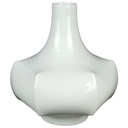 Fürstenberg Vase Porzellan weiß Tischvase klein H 13,7 cm