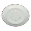 Untertasse für Kaffee 13,6 cm Rosenthal Secunda Purpur gebraucht - gut