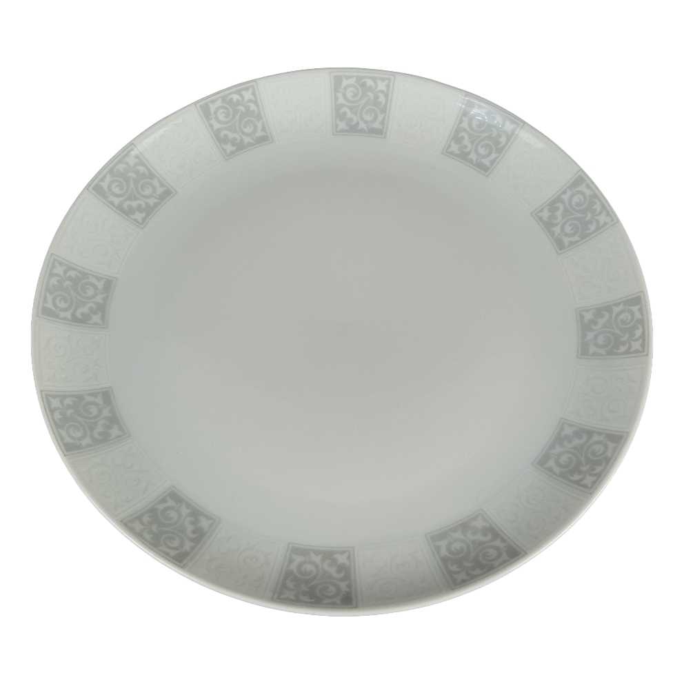 Kuchenteller Dessertteller 19 cm Eschenbach Grau Weiß gebraucht - gut