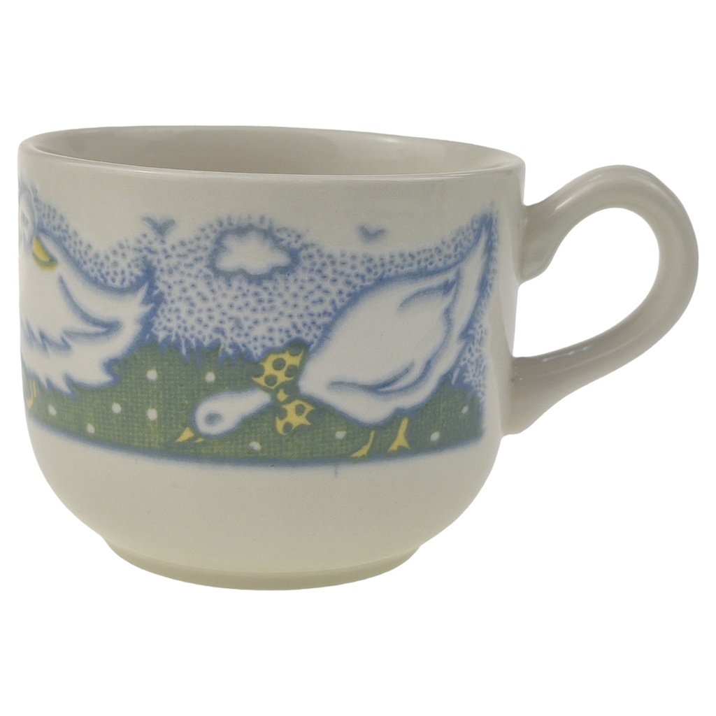 [458139407T] Kaffeetasse English Ironstone Tableware (EIT) EIT England Gänse Motiv gebraucht - sehr gut