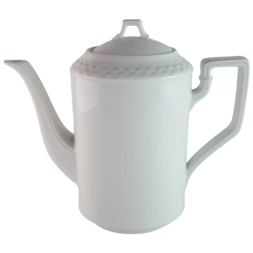 [45813958] Kaffeekanne Mokkakanne 0,8 L Hutschenreuther Comtesse Weiß gebraucht - sehr gut