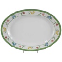 Servierplatte Fleischplatte 32,3x23,3 cm Creatable Anna Lisa bunte Blumen gebraucht - gut