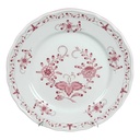 Speiseteller Essteller 24 cm Tirschenreuth Unbekannte Formen Blumenmuster mit rosa Rand gebraucht - gut