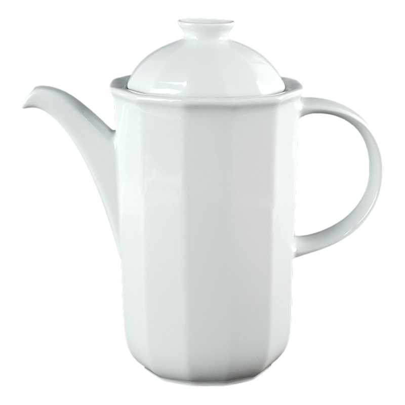 Kaffeekanne 1,25 L Tirschenreuth Facette Weiß gebraucht - gut