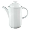 Kaffeekanne 1,25 L Tirschenreuth Facette Weiß gebraucht - gut