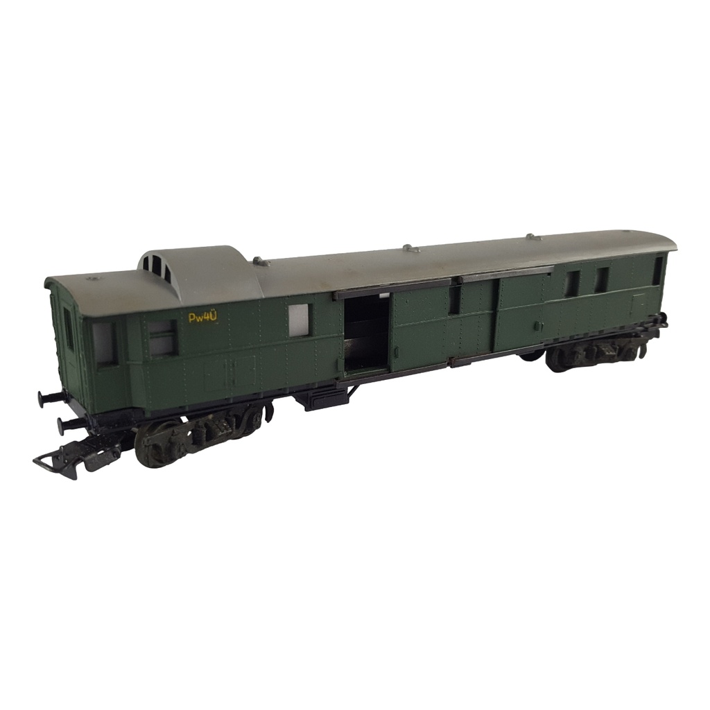 Liliput Spur H0 Gepäckwagen Packwagen mit Karton Pw4Ü