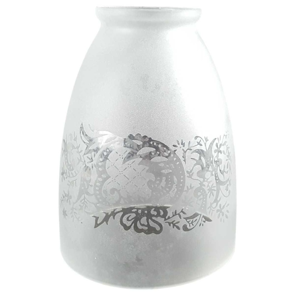 Lampenschirm Ersatzglas Ersatzschirm Glasschirm matt Muster klar