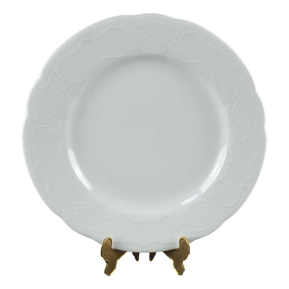 Speiseteller Essteller Teller 27,2 cm Seltmann Weiden Salzburg Weiß gebraucht - gut
