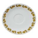 Untertasse für Kaffee 14 cm Mitterteich Form 860 Blumendekor Blumen gebraucht - gut