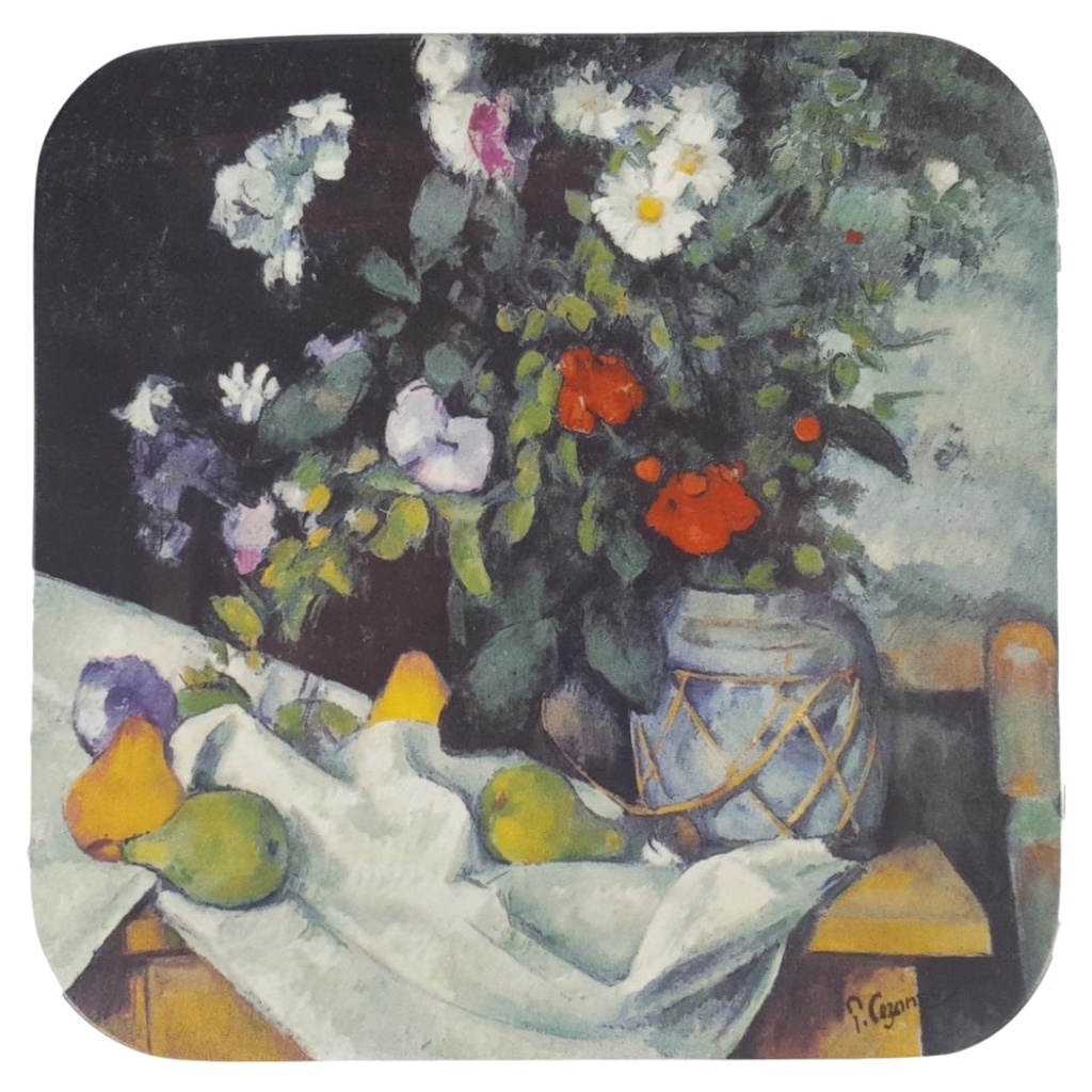 Paul Cezanne Stillleben Blumen und Früchten Zweite Ausgabe Sammelteller 1994