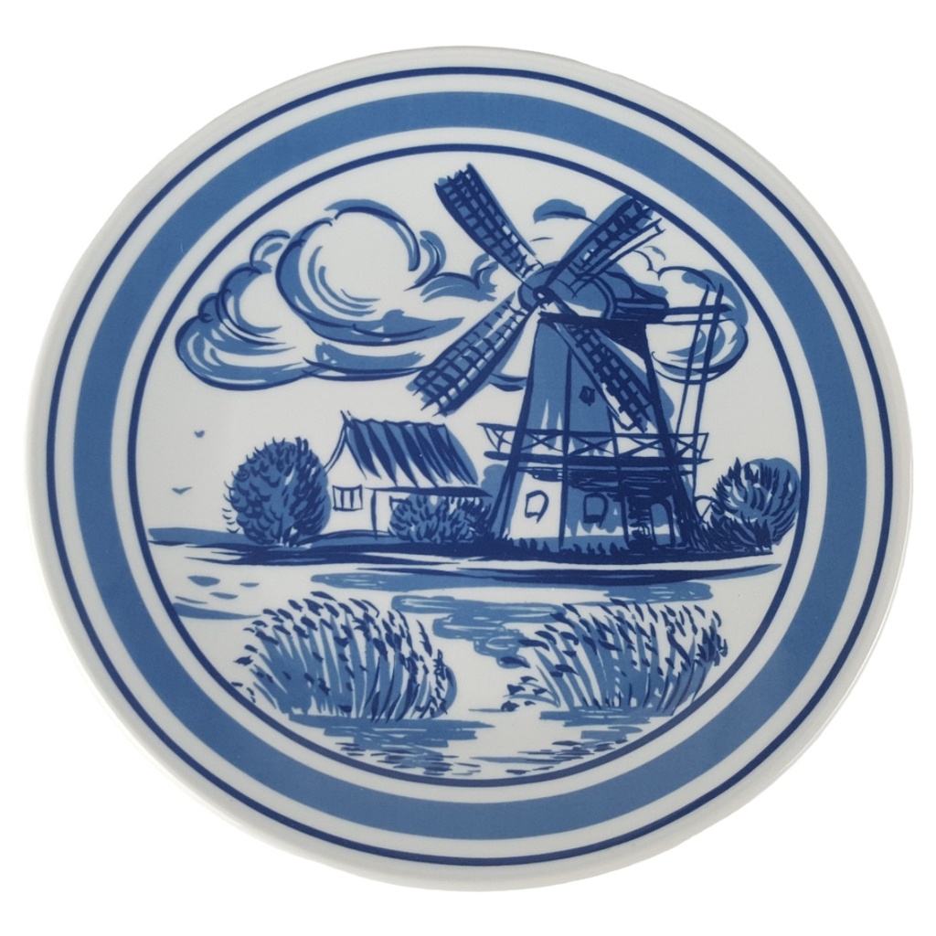 [458139845] Seltmann Weiden Porzellan Sammelteller Wandteller Windmühle D 26,9 cm