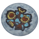 Ruscha Keramik Wandteller Platte 717/3 Sonnenblumen D 37 cm