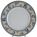 Kuchenteller 19,6 cm Schirnding Bavaria Form 55 Blumendekor Blau Beige Blumen gebraucht - gut
