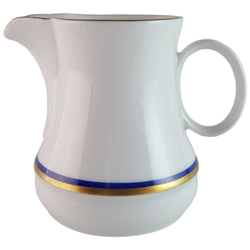 [45814004] Milchkännchen Eschenbach Blau Gold Streifen gebraucht - gut