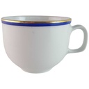Kaffeetasse Tasse Eschenbach Alte Formen Blau Gold Streifen gebraucht - gut