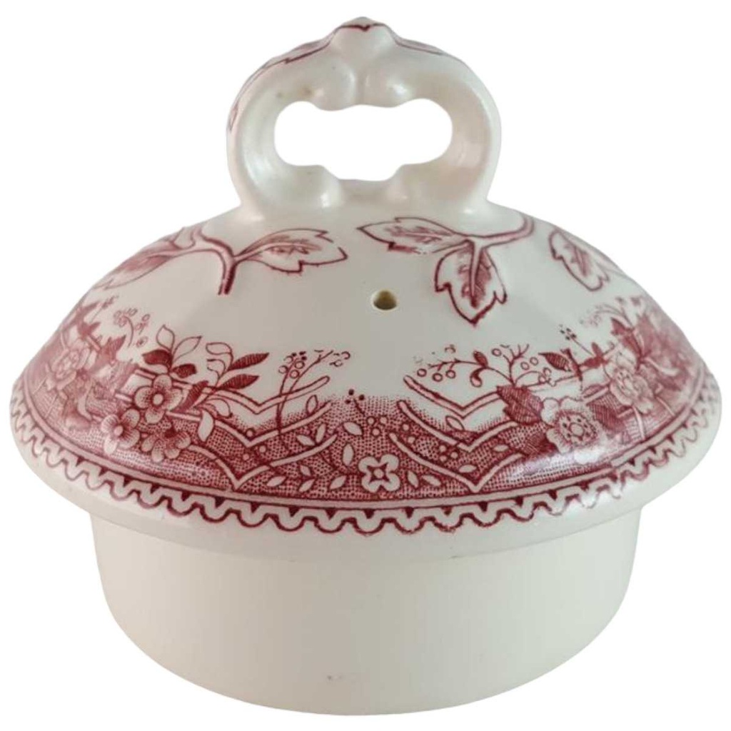 Ersatzdeckel für Kaffeekanne/Teekanne Villeroy & Boch Burgenland Rot gebraucht - sehr gut