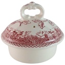 Ersatzdeckel für Kaffeekanne/Teekanne Villeroy & Boch Burgenland Rot gebraucht - sehr gut