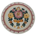 ZF KOLO Keramik Poland Wandteller Blumenmuster D 24 cm