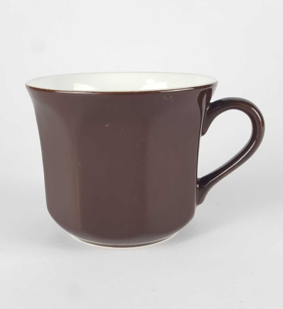 [458140255T] Kaffeetasse Royal Staffordshire Homespun Ironstone J.&G. Meakin braun gebraucht - gut