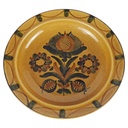Keramik 269/25 Wandteller Blumendekor D 24,8 cm