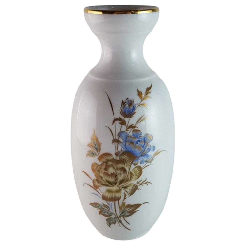 [45814026] Vase Dekorative 22 cm AK Kaiser Porzellan Bettina Blumen gebraucht - sehr gut