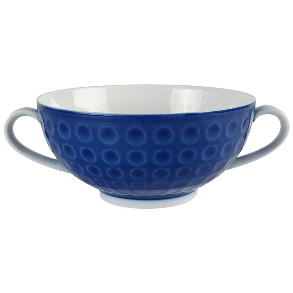 Suppentasse Arzberg Golfball Blau Weiß gebraucht - gut