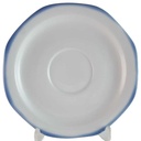 Untertasse 15 cm Burg Lindau Blaue Linie gebraucht - sehr gut