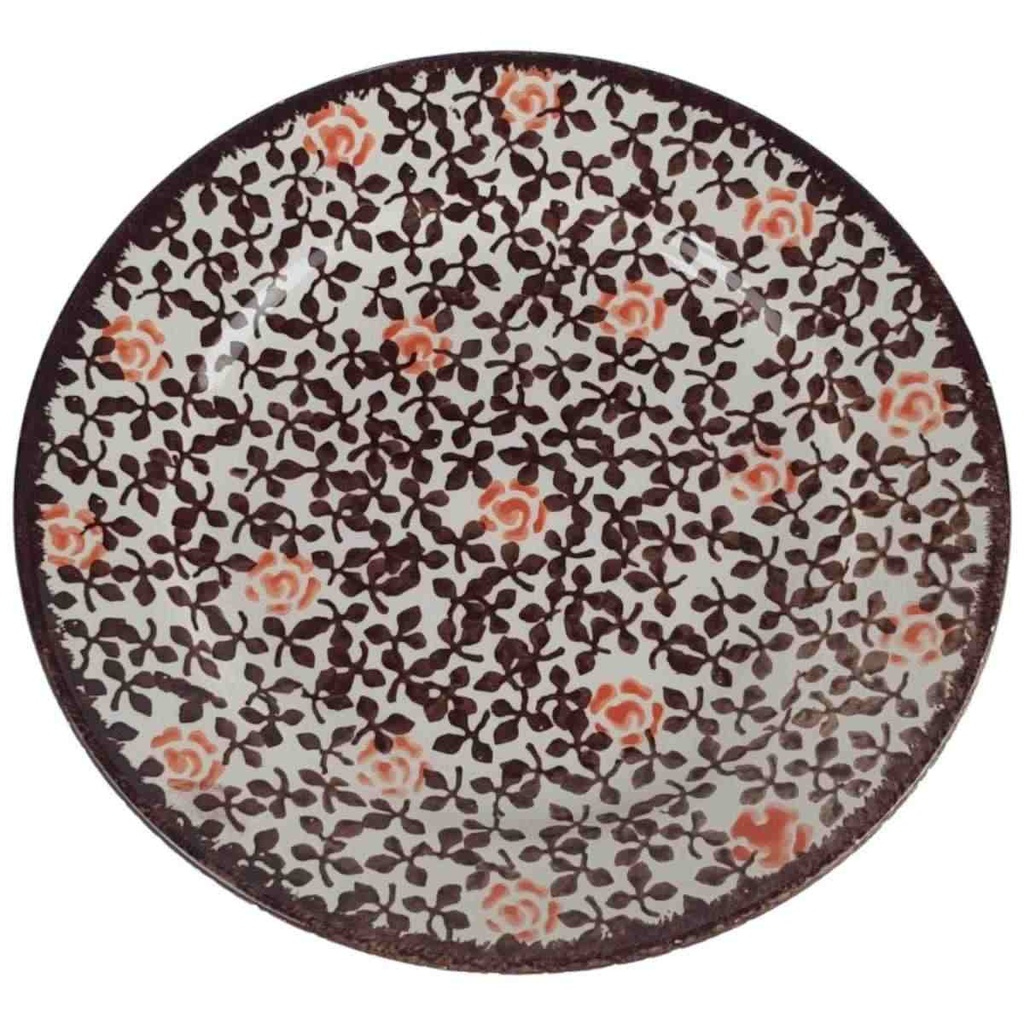 [458140284] Kuchenteller Dessertteller 19,4 cm Schramberg Lisett braun gebraucht - gut