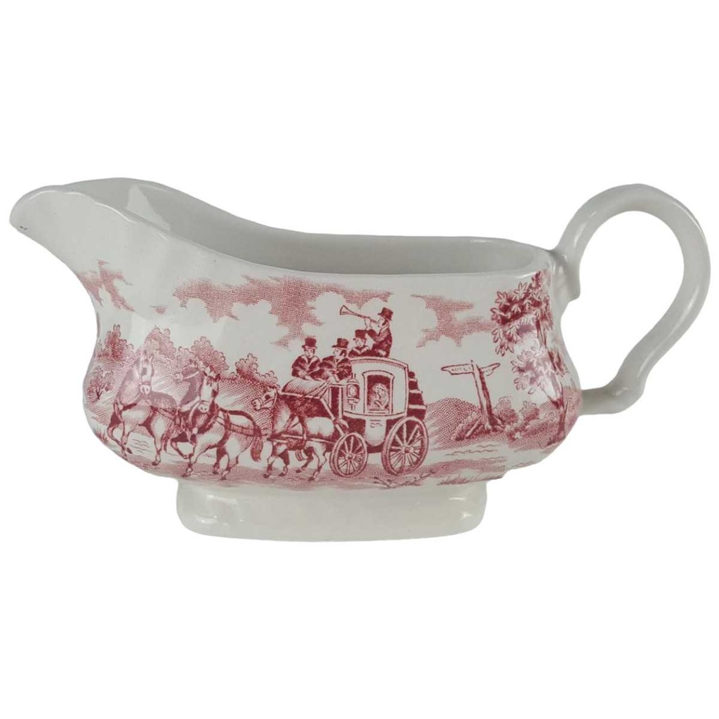[458140286] Sauciere 0,4 L Alfred Meakin Coaching Days Rot gebraucht - sehr gut