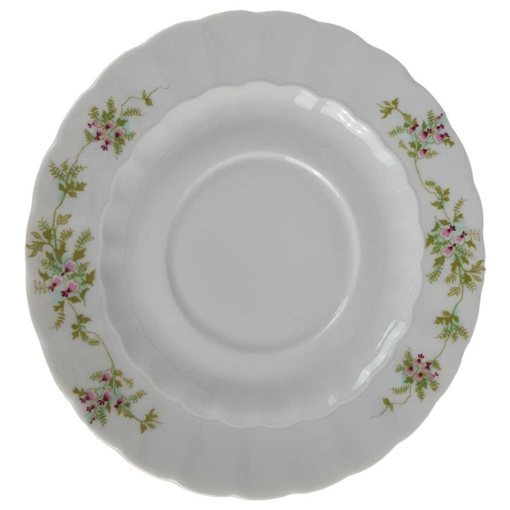 Untertasse für Suppe 17,2 cm Eschenbach Grüne Ranke III gebraucht - gut