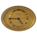 Imhof 1822446 Quartz Wecker Tischuhr oval Messing 9,5x7 cm