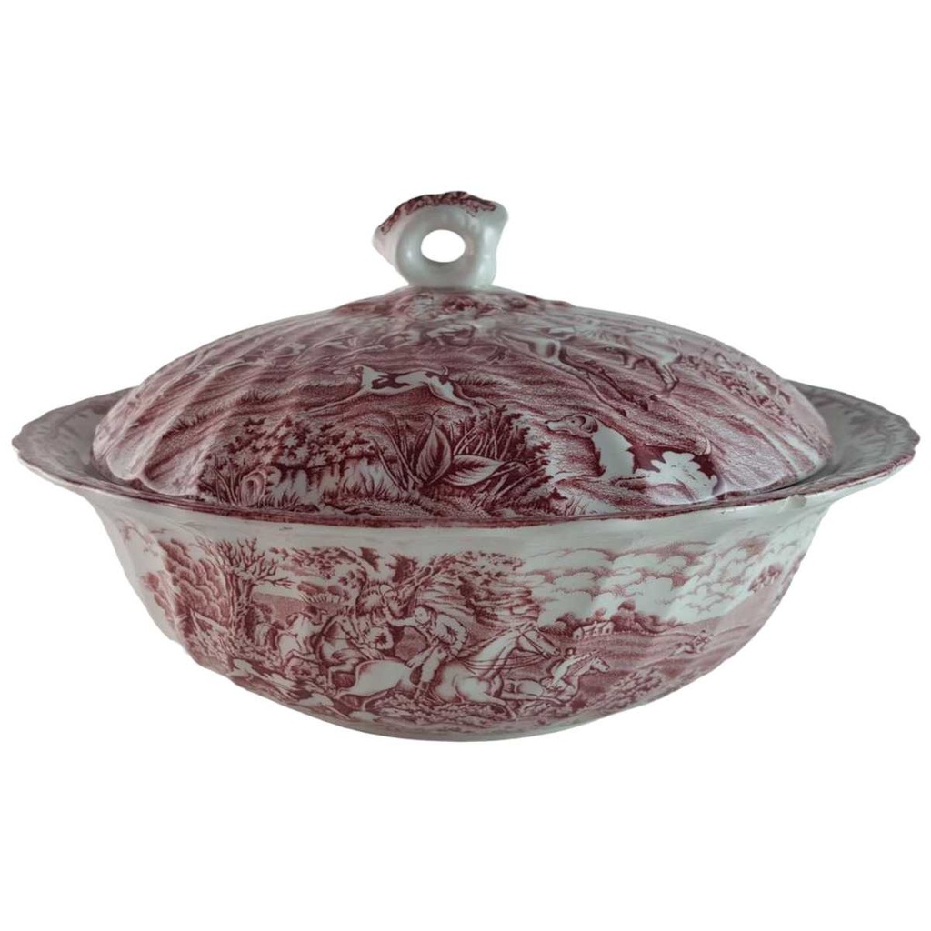 Terrine Myott Country Life Rot gebraucht - akzeptabel